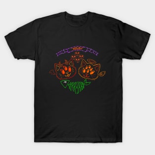 Spooky Kitties *Halloweenie* T-Shirt